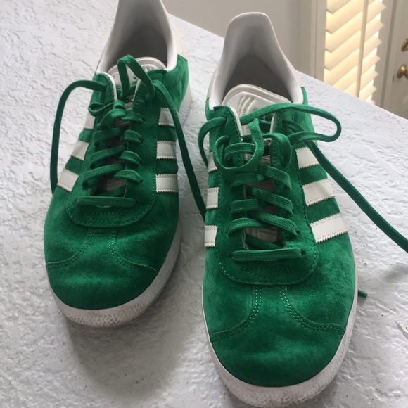 Adidas Gazelle Nubuck Upper Kelly Green 